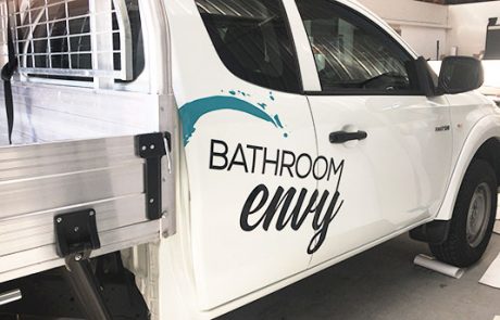 Bathroom Envy Vehicle Signage